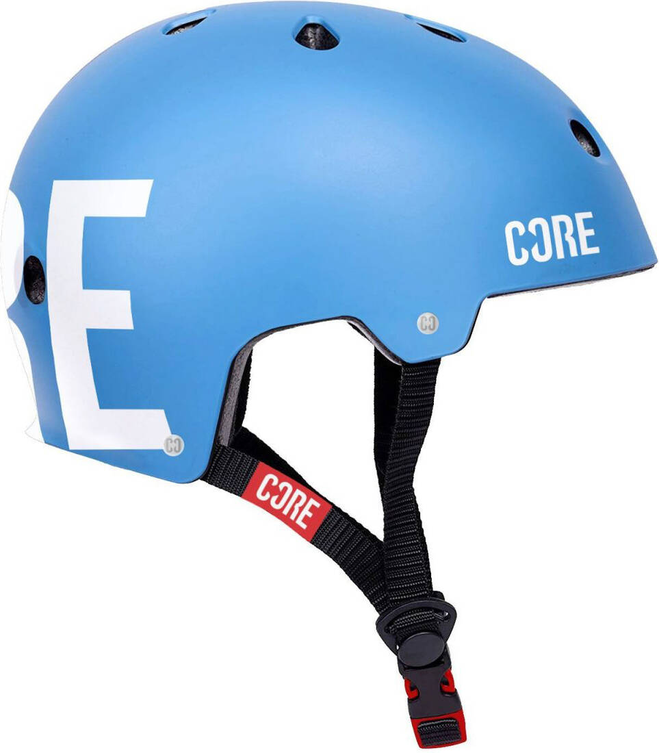 Casco bici e skate Core Street, casco sportivo blu, L/XL